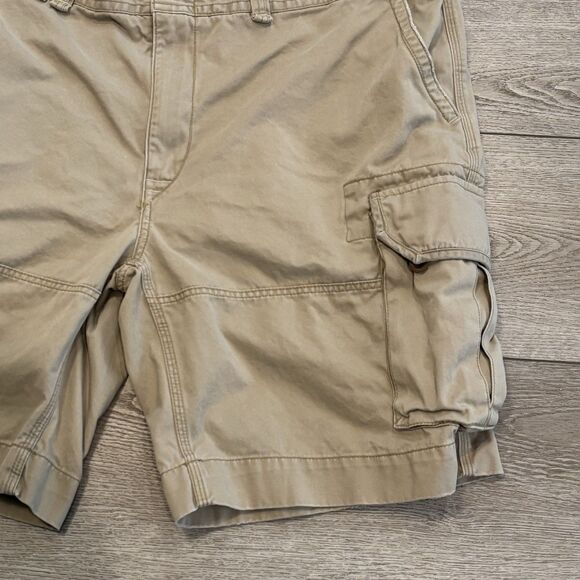 Polo Ralph Lauren Cargo Shorts Men 42T Utility Pockets Classic Khaki Vintage Y2K - Picture 2 of 8